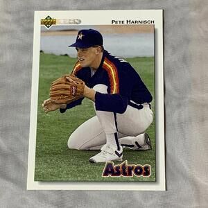 1991 Upper Deck Pete Harnisch Houston Astros Baseball Card #635